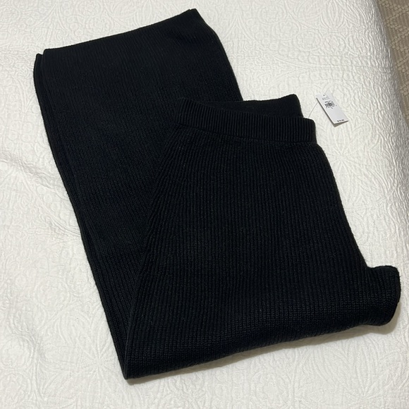 GAP CashSoft Shaker-Stitch Sweater Pants black size large - Picture 7 of 11